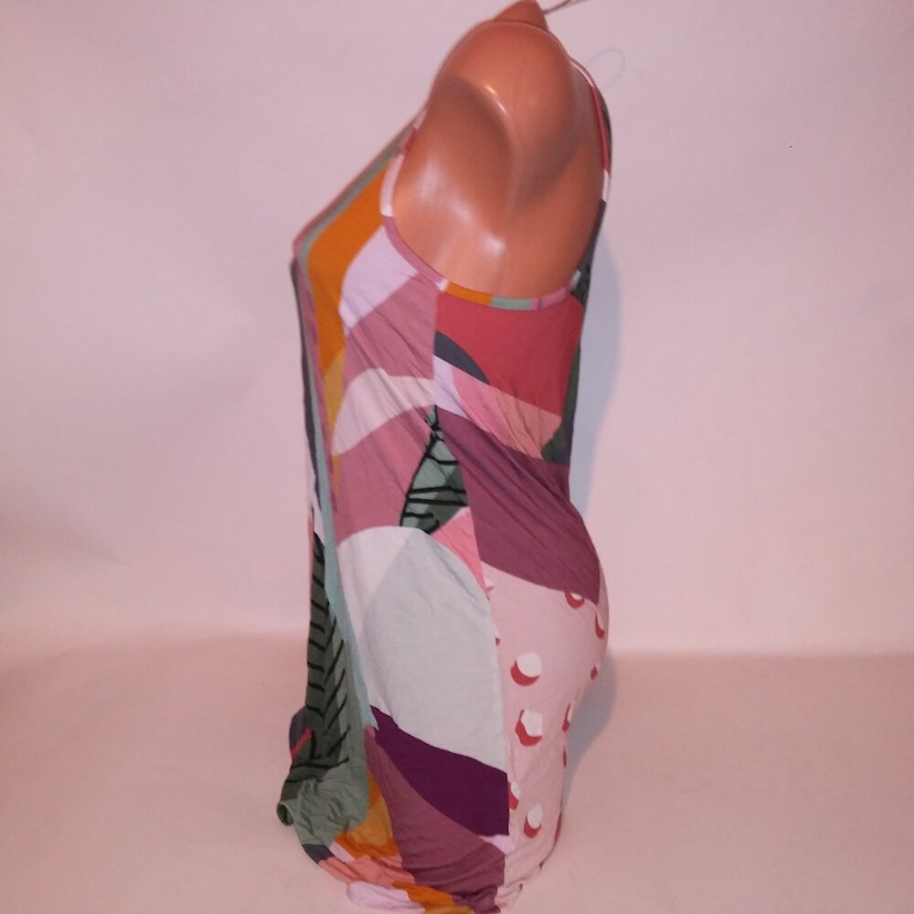 Soma Sleep Shirt Sleepwear Small Colorful Geo Sleeveless Tank Style - Picture 5 of 9